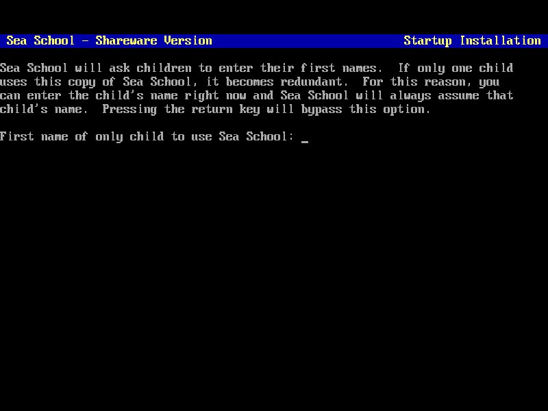 Sea School